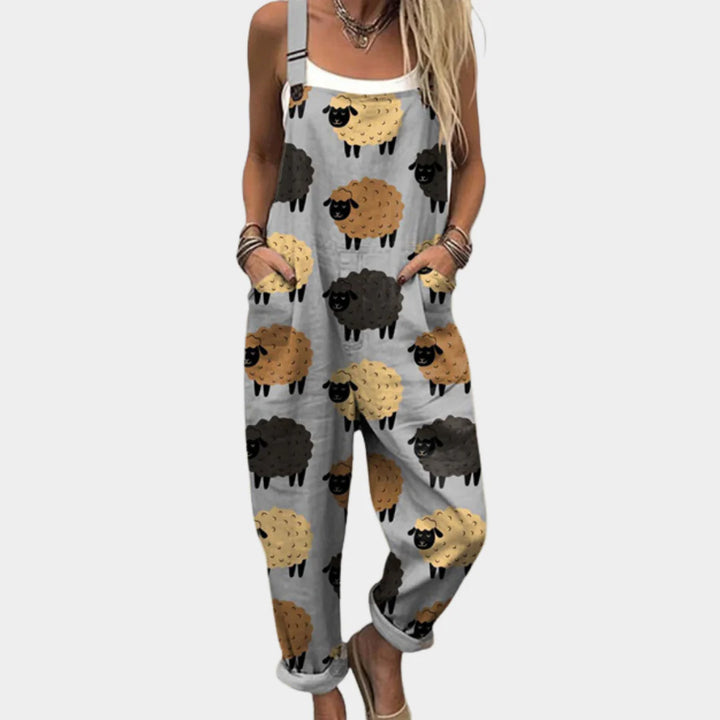 RELAXED DUNGAREE JUMPSUIT