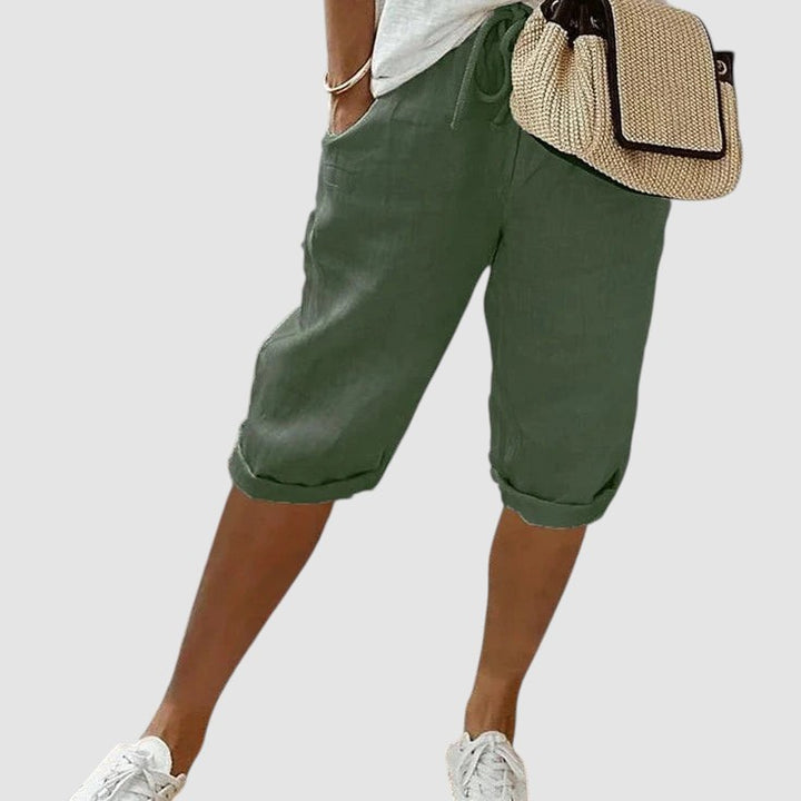 MIA | COTTON LINEN WOMENS TROUSERS