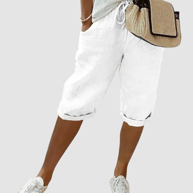 MIA | COTTON LINEN WOMENS TROUSERS