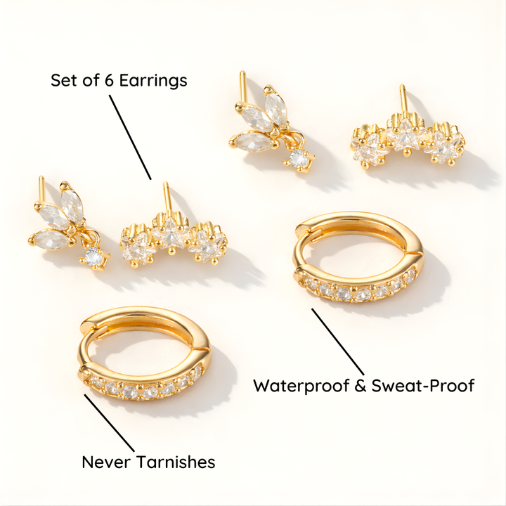 MARIA | MINIMALIST EARRING SET