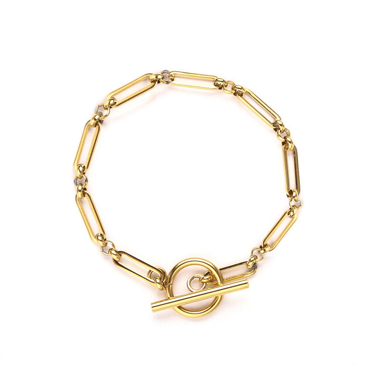ALVIRA | T-BAR LINK BRACELET