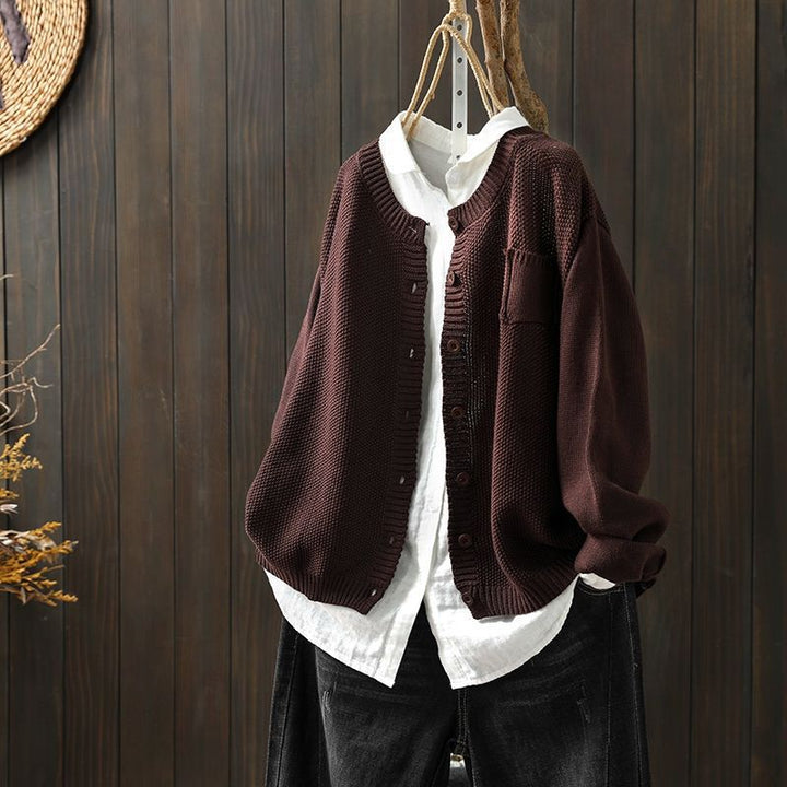 LUCY | KNIT BUTTON CARDIGAN