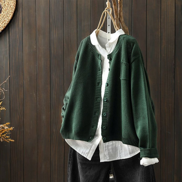 LUCY | KNIT BUTTON CARDIGAN