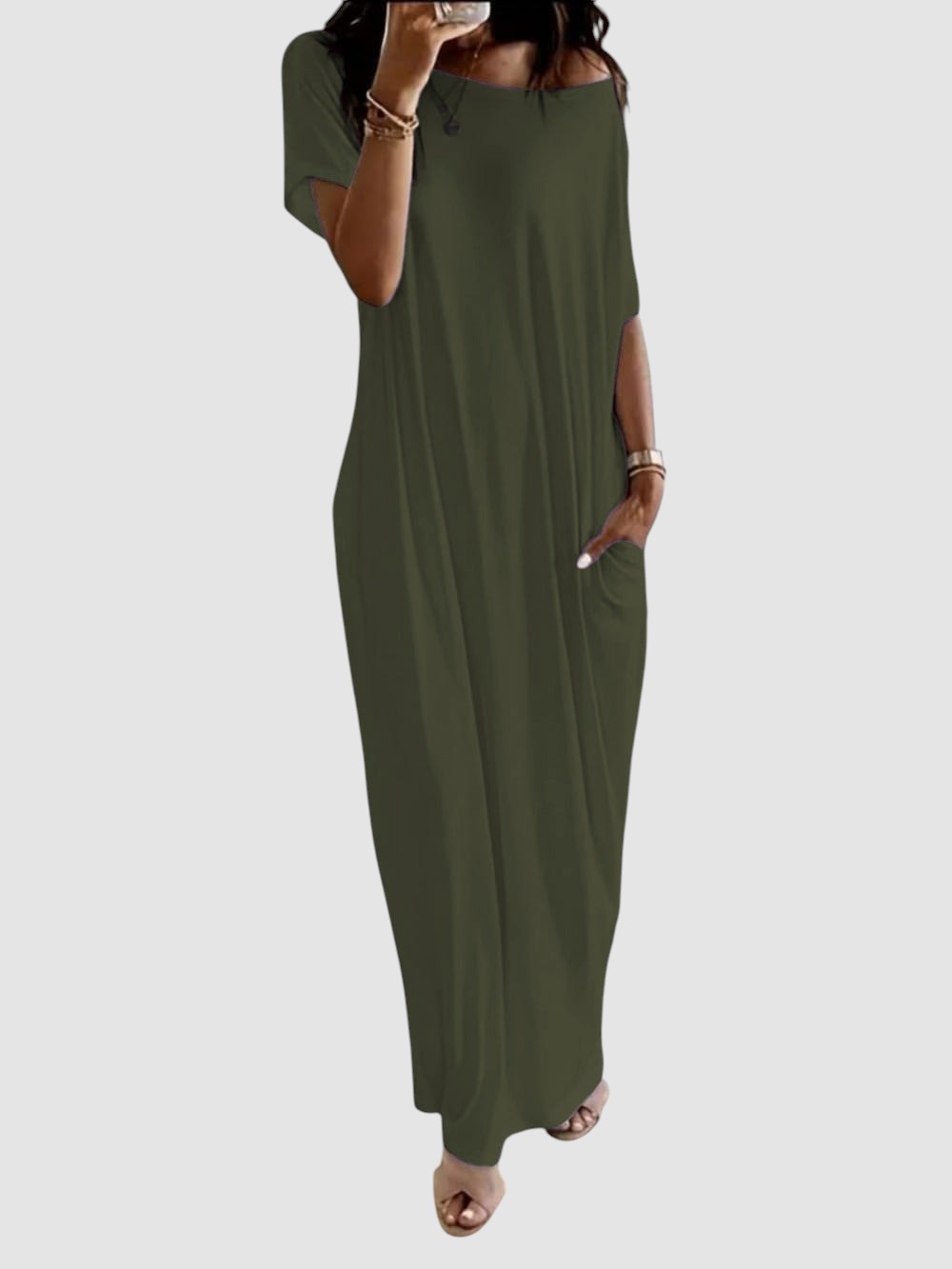 TRACY | OFF-SHOULDER CASUAL DRESS