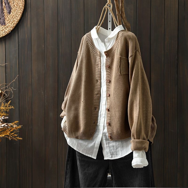 LUCY | KNIT BUTTON CARDIGAN