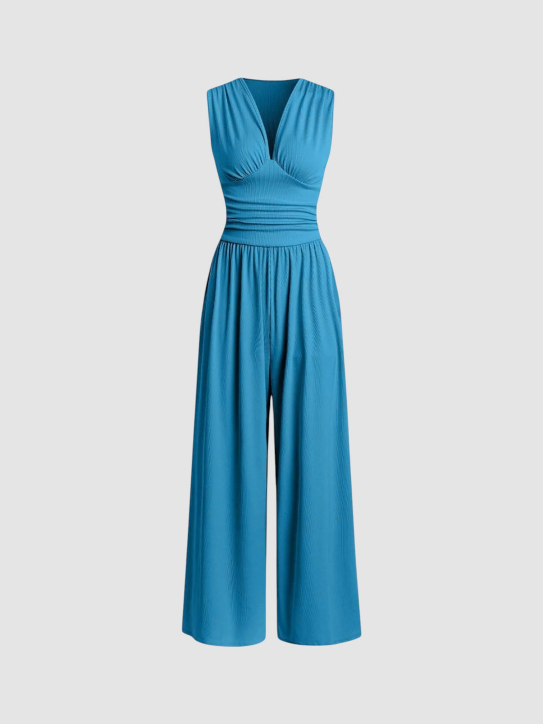 CHARITY | SLEEVELESS WIDE-LEG JUMPSUIT