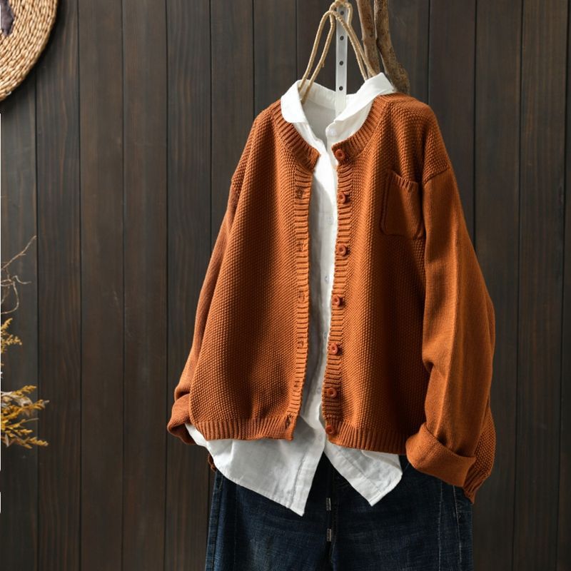 LUCY | KNIT BUTTON CARDIGAN