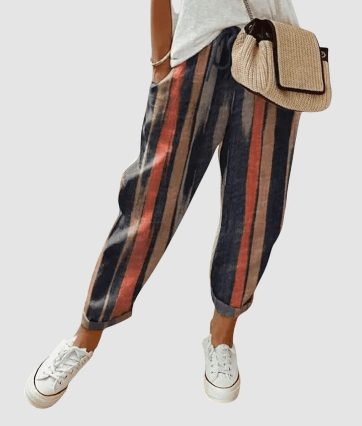 MIA | COTTON LINEN WOMENS TROUSERS