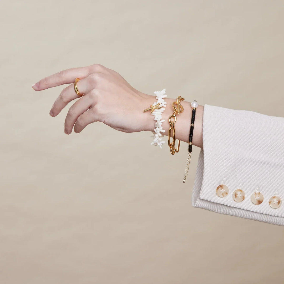 ALVIRA | T-BAR LINK BRACELET
