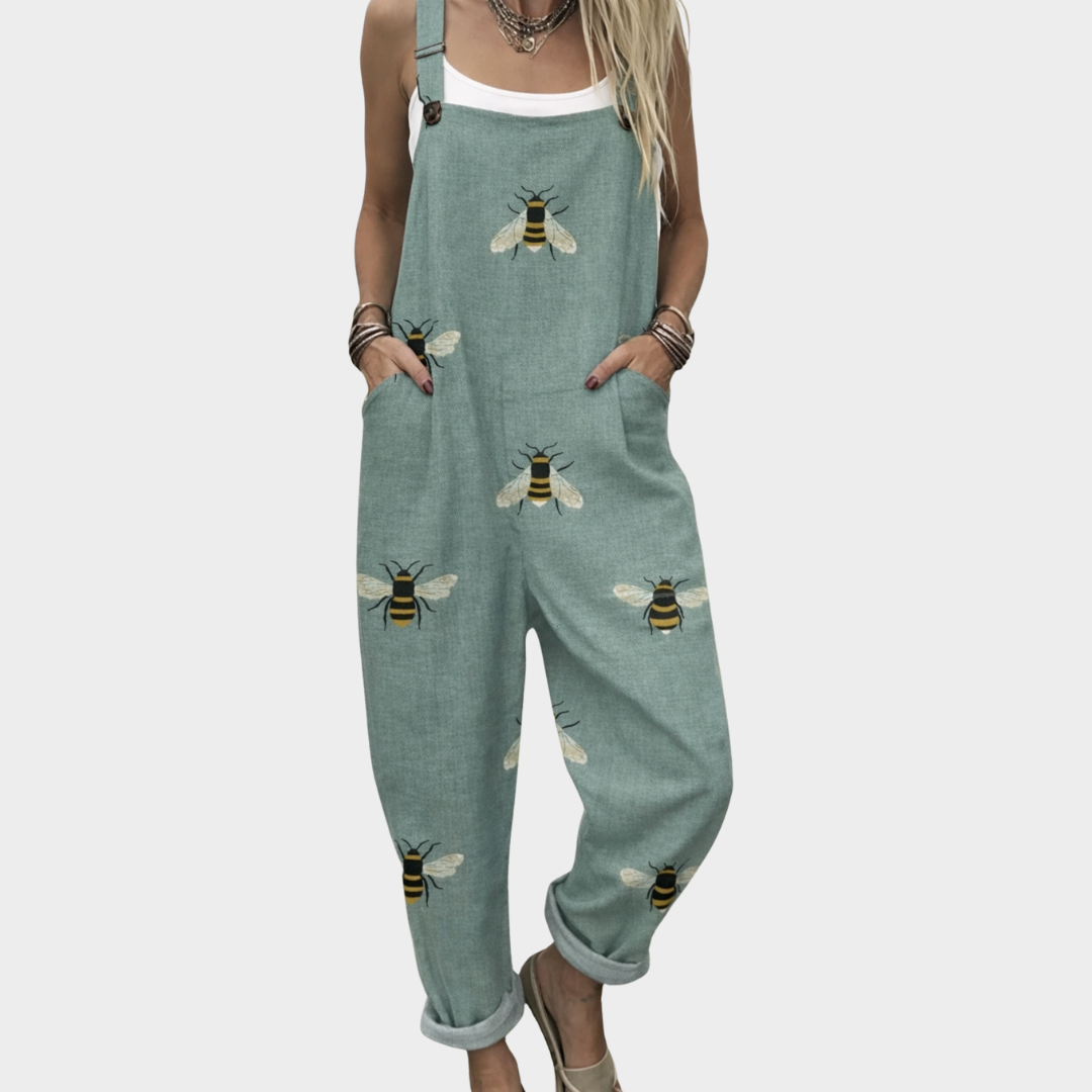 RELAXED DUNGAREE JUMPSUIT