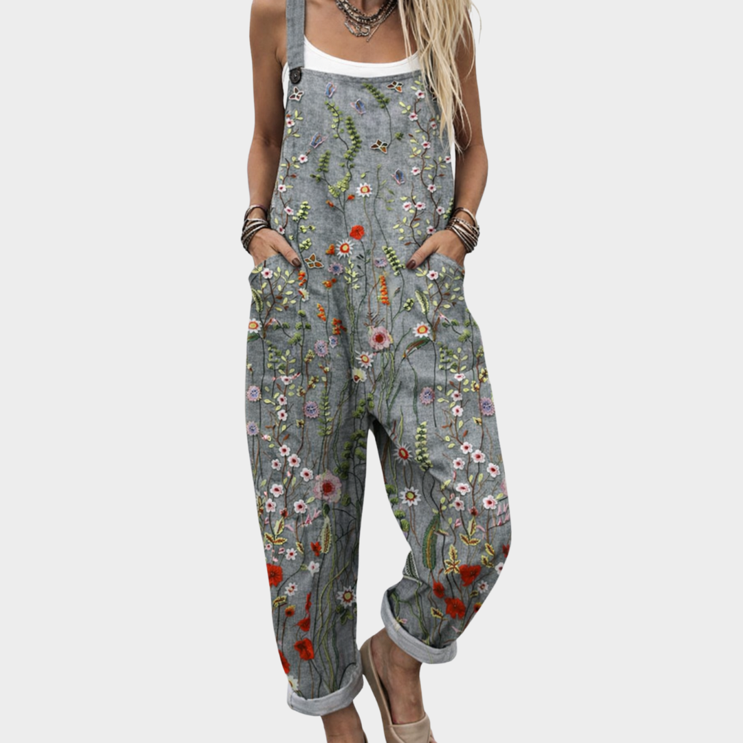 RELAXED DUNGAREE JUMPSUIT