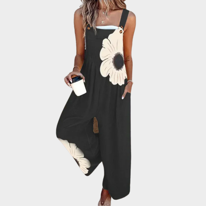 RELAXED DUNGAREE JUMPSUIT