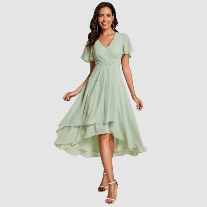 ANNMARIE | CHIFFON PARTY MIDI DRESS