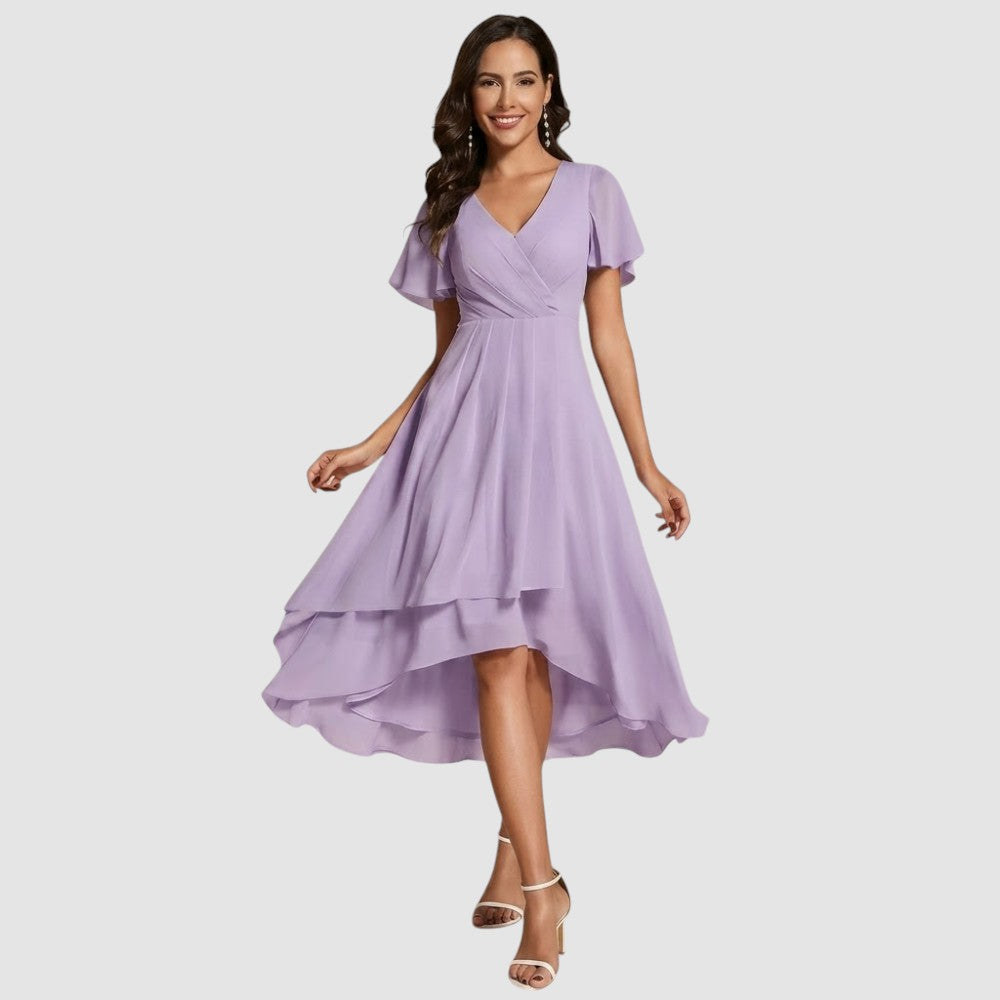 ANNMARIE | CHIFFON PARTY MIDI DRESS