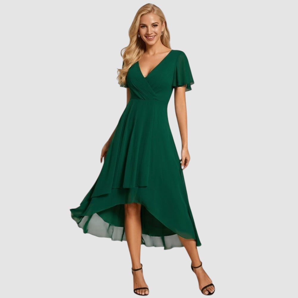 ANNMARIE | CHIFFON PARTY MIDI DRESS