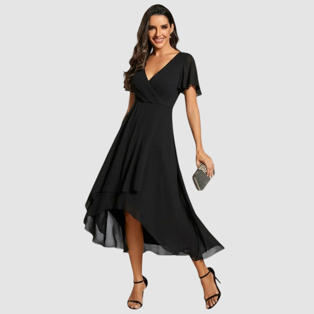 ANNMARIE | CHIFFON PARTY MIDI DRESS