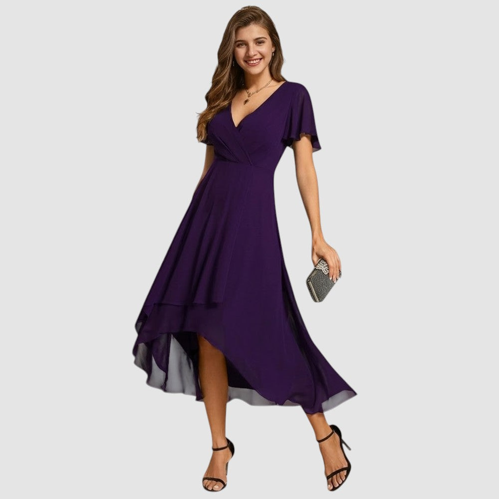 ANNMARIE | CHIFFON PARTY MIDI DRESS