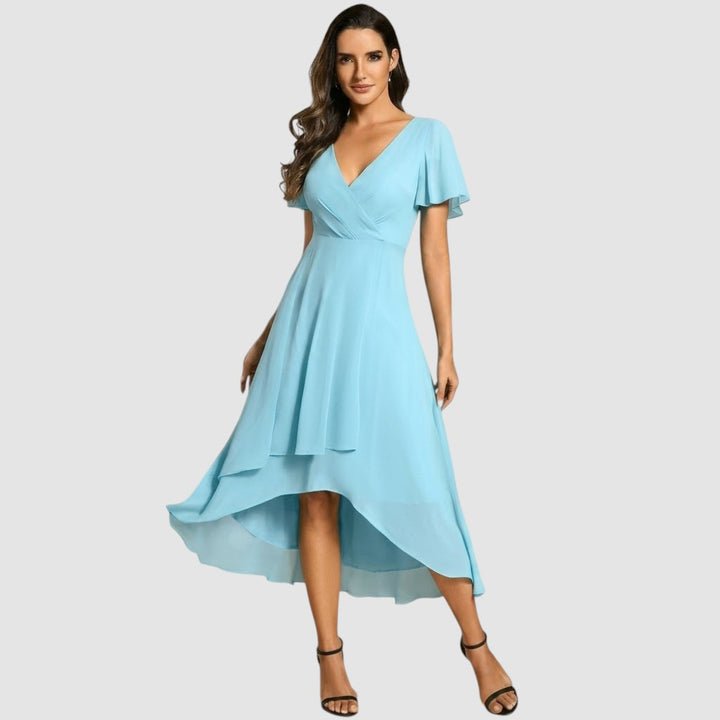 ANNMARIE | CHIFFON PARTY MIDI DRESS