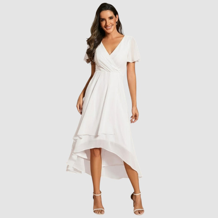 ANNMARIE | CHIFFON PARTY MIDI DRESS