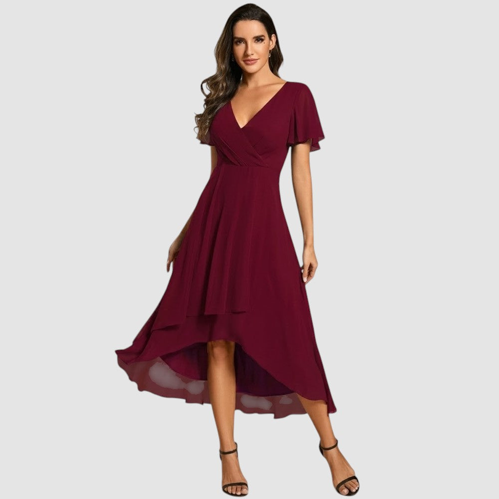 ANNMARIE | CHIFFON PARTY MIDI DRESS