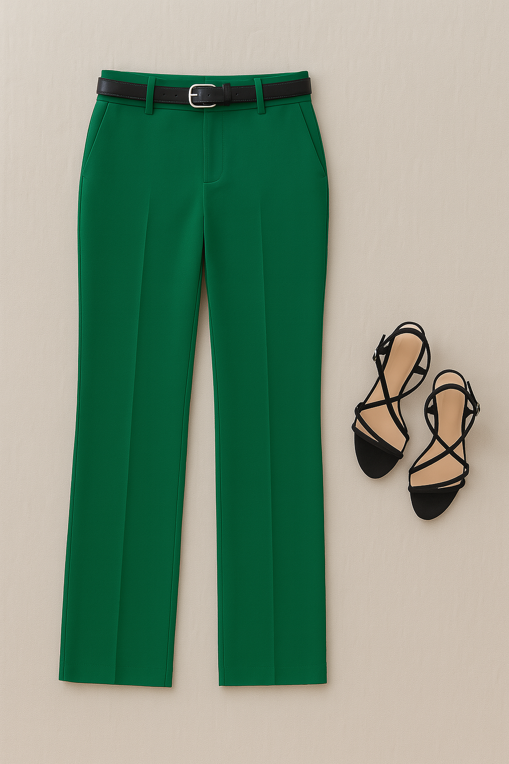 Women’s Trousers – Slim-Fit Pencil Style, High-Waisted & Tailored