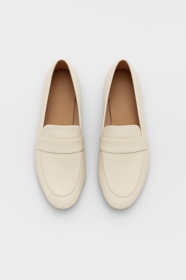 Women’s Loafers – Leather-Look, Vintage & Slip-Resistant