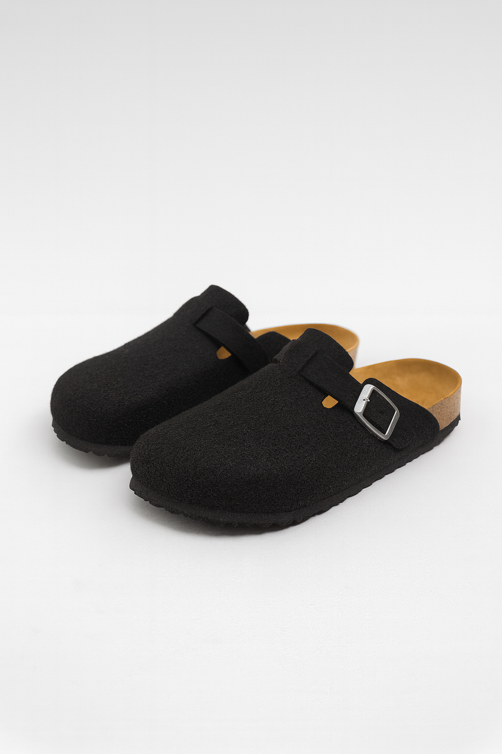 Women’s Sandals – Suede-Look Slip-On, Cushioned & Supportive