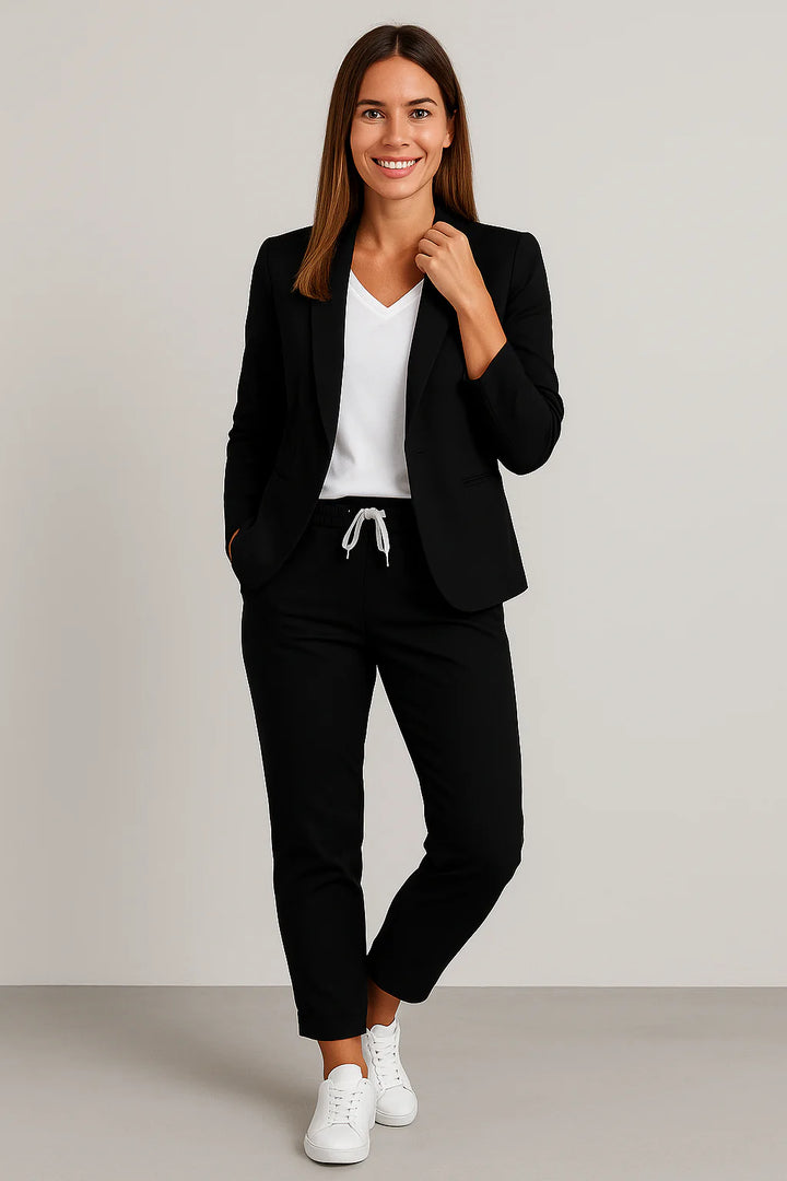 Women’s Blazer Set – Linen-look, Elegant & Comfortable