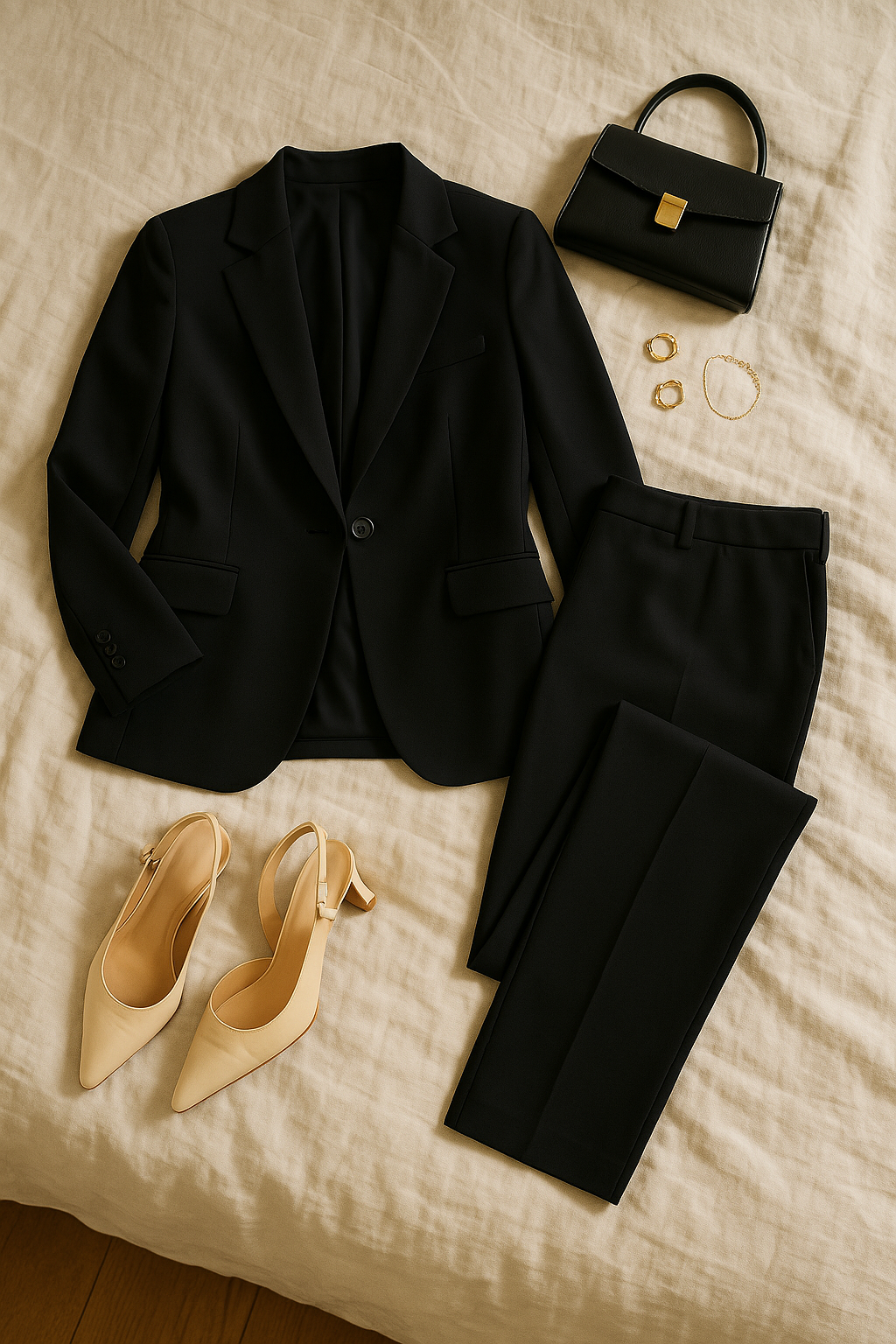 Women’s Business Set – Blazer-Look, Elegant & Slim Fit