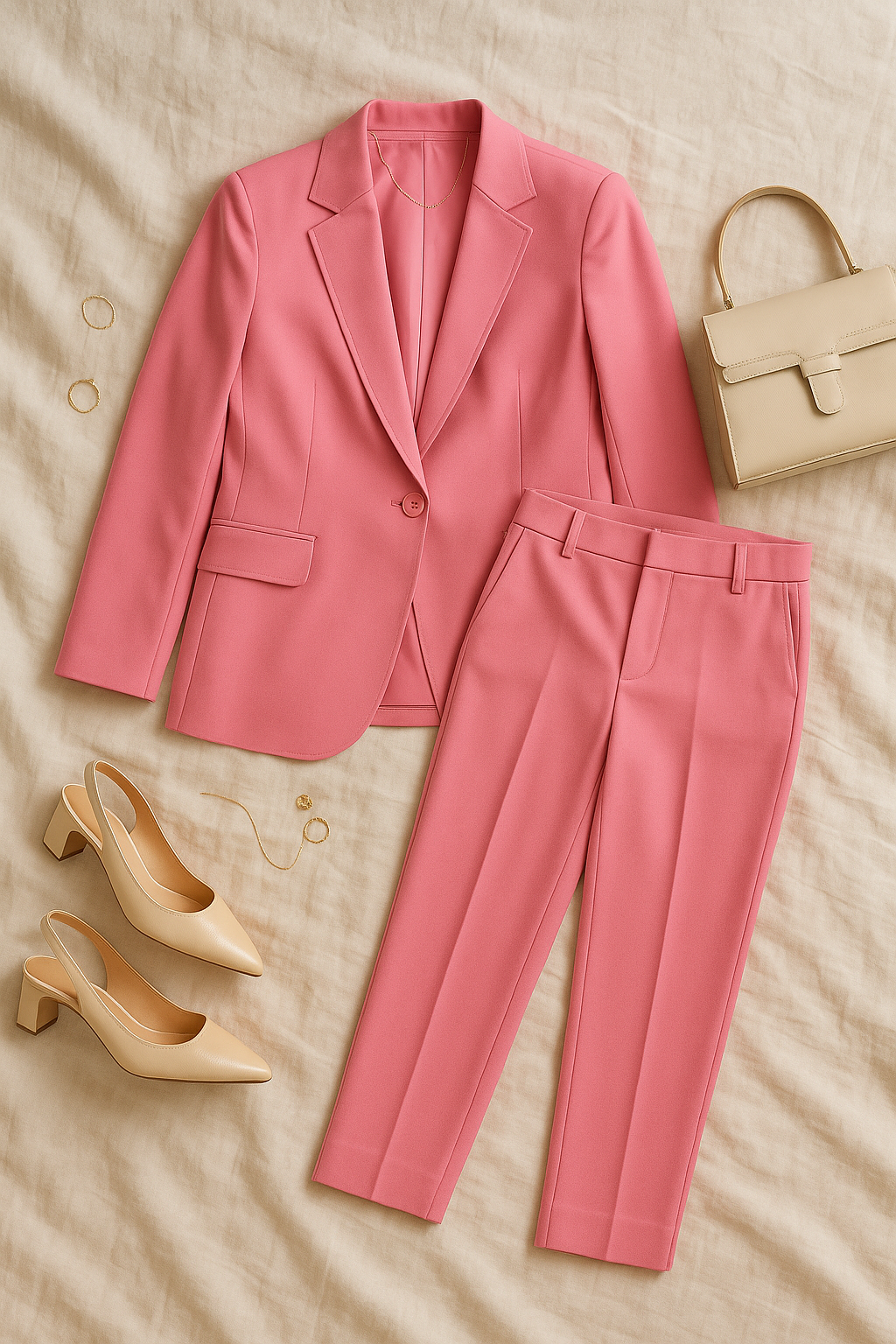 Women’s Business Set – Blazer-Look, Elegant & Slim Fit