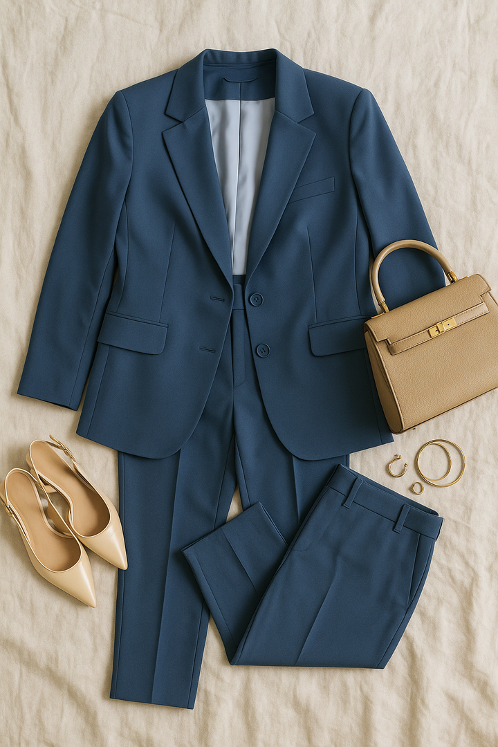Women’s Business Set – Blazer-Look, Elegant & Slim Fit
