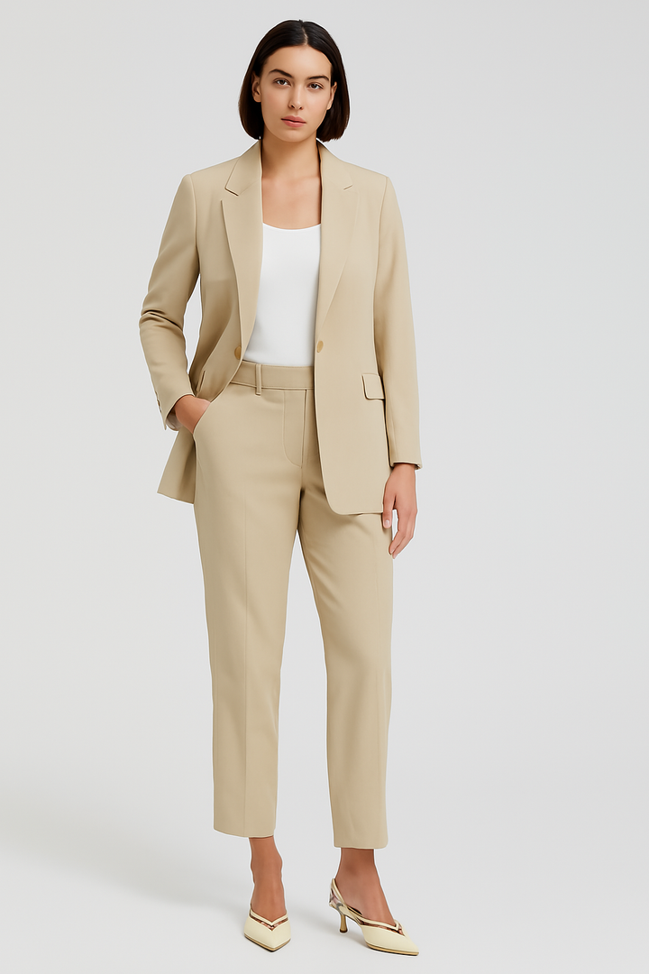 Women’s Business Set – Blazer-Look, Elegant & Slim Fit