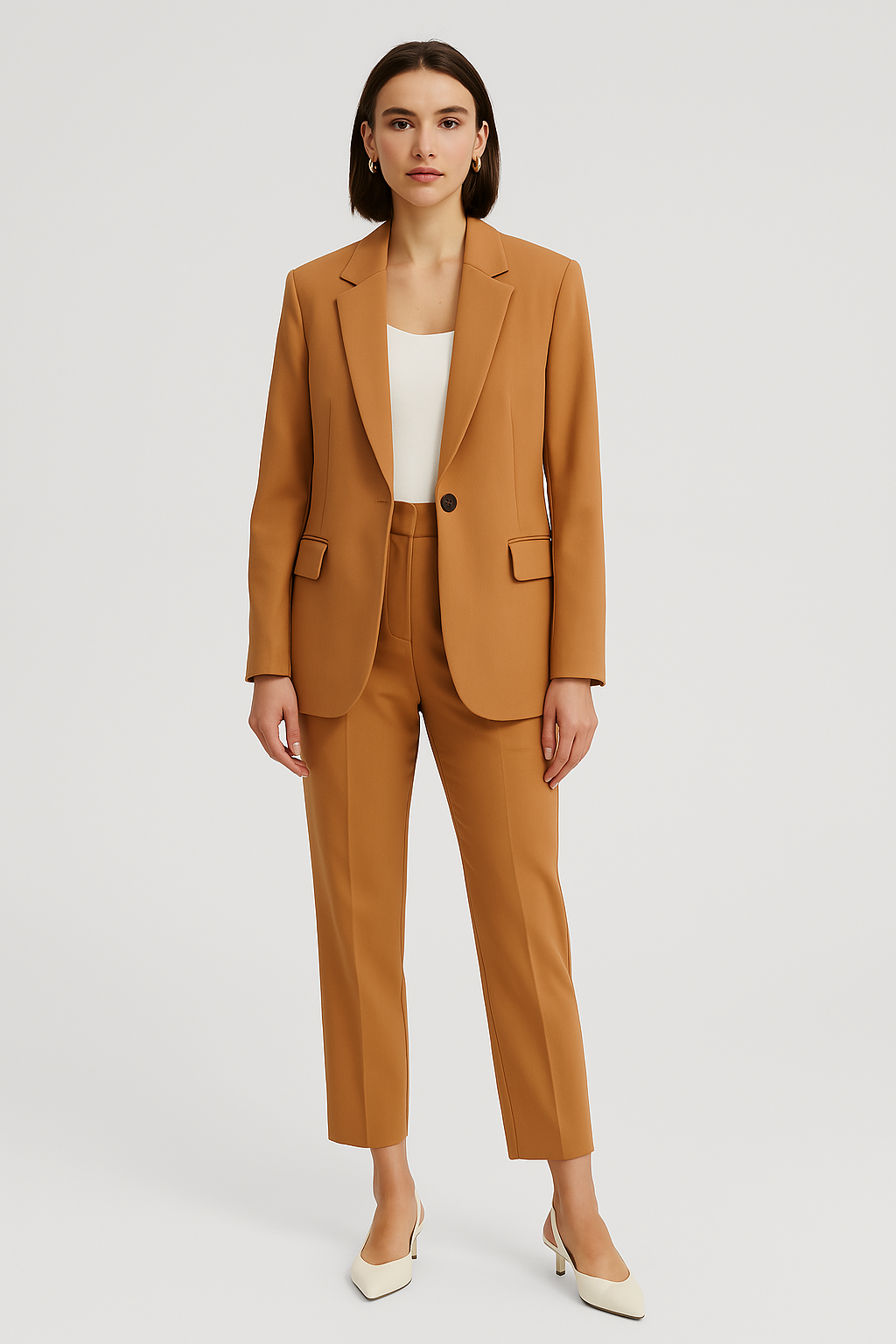 Women’s Business Set – Blazer-Look, Elegant & Slim Fit