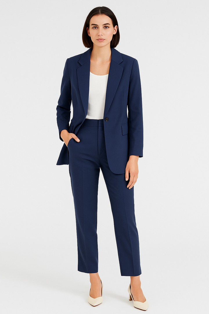 Women’s Business Set – Blazer-Look, Elegant & Slim Fit