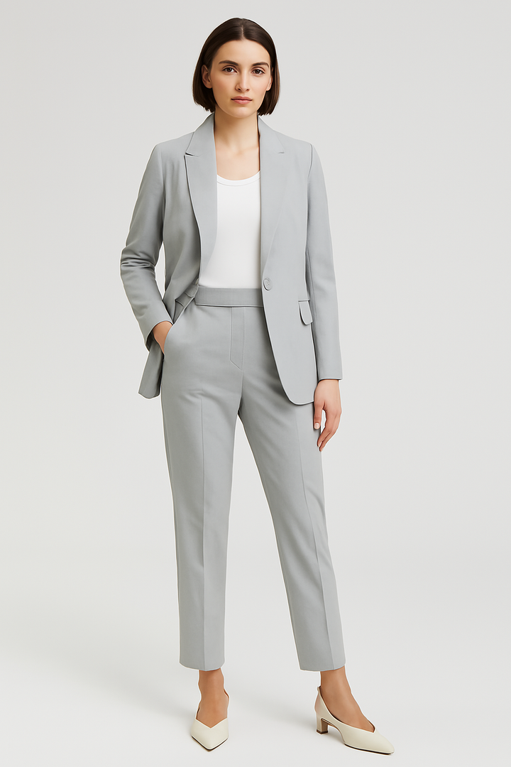 Women’s Business Set – Blazer-Look, Elegant & Slim Fit