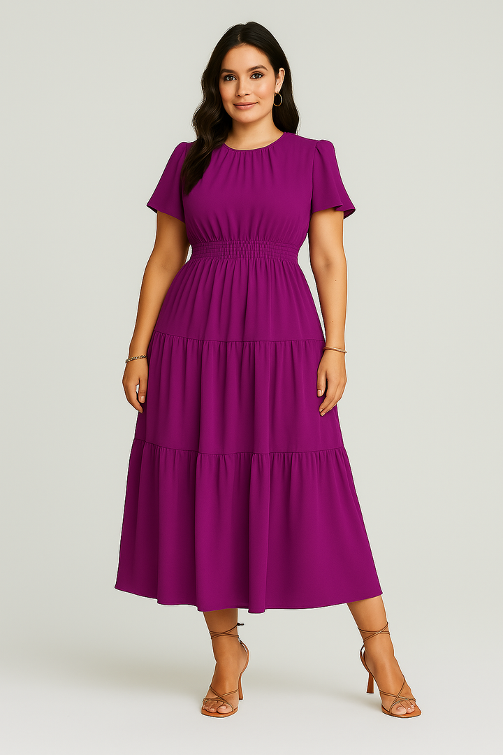 Women’s Maxi Dress – Vintage-Look, Elegant & Flowy