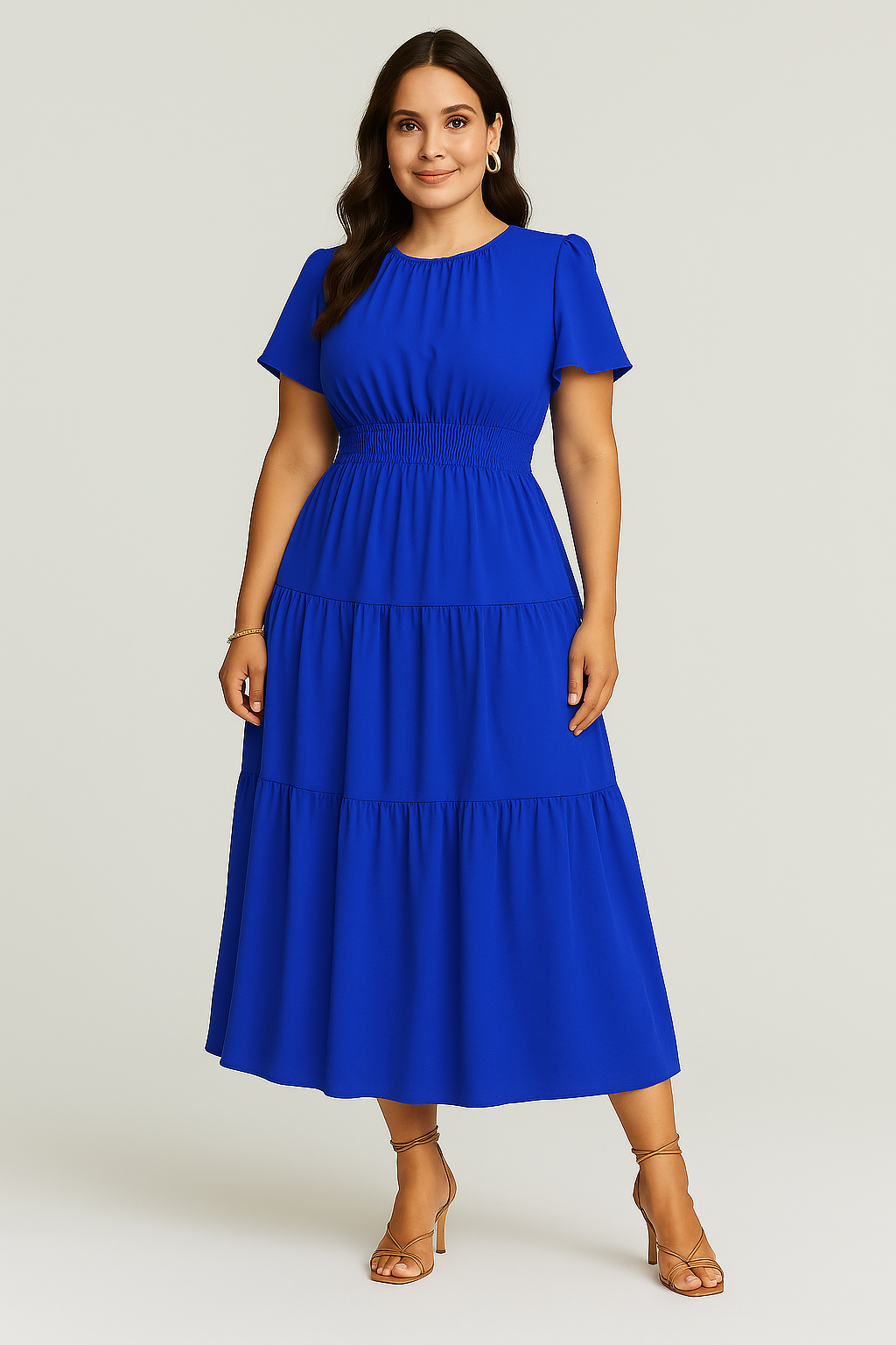 Women’s Maxi Dress – Vintage-Look, Elegant & Flowy
