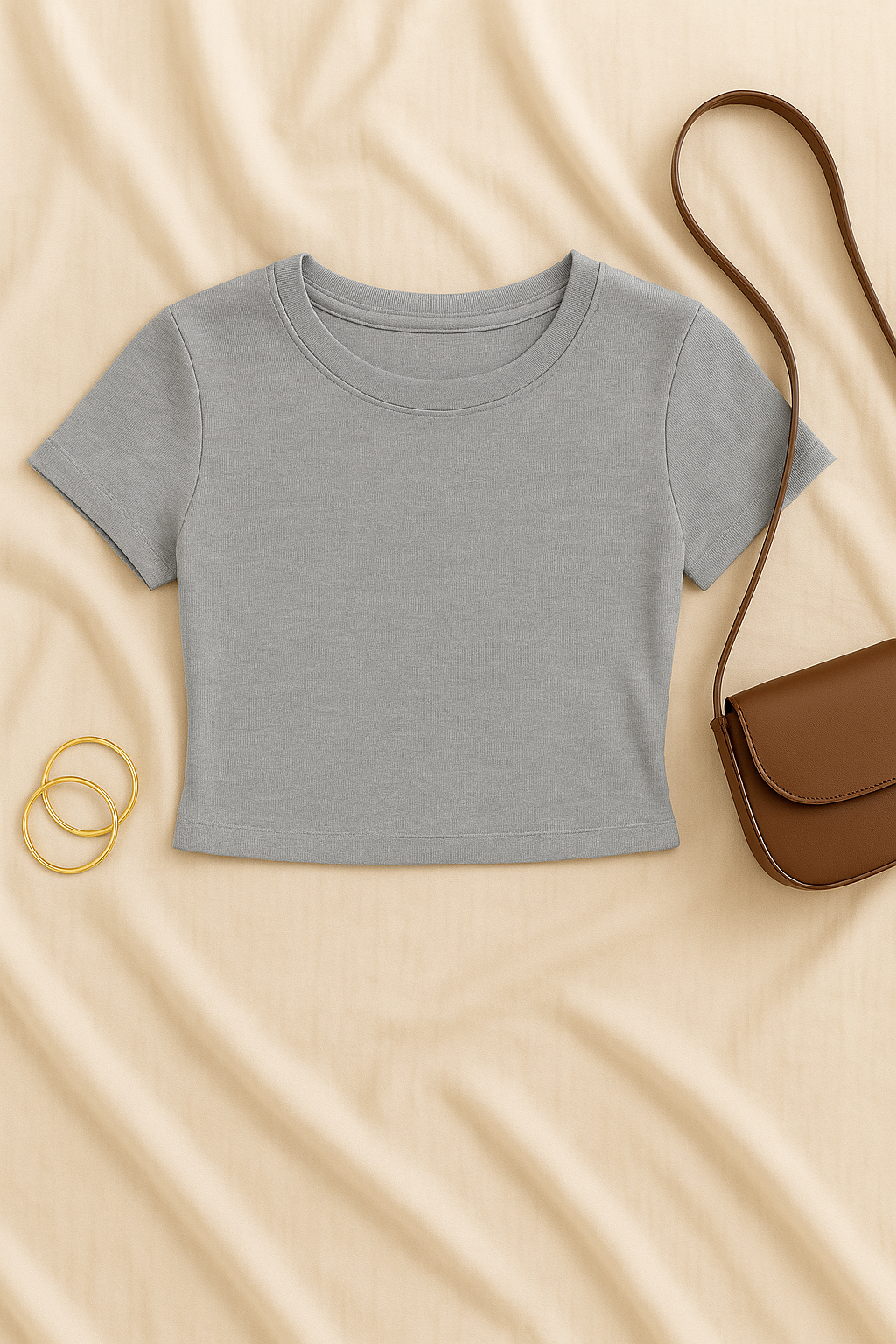 Women’s Baby Tee – Jersey-Look, Slim & Nostalgic