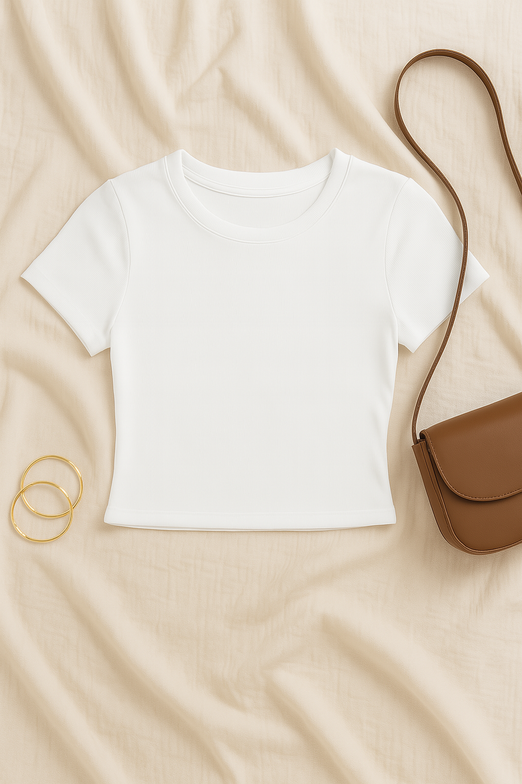 Women’s Baby Tee – Jersey-Look, Slim & Nostalgic