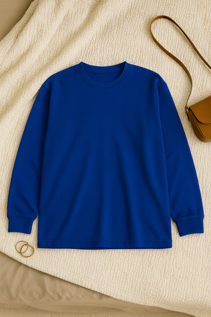 Womens T-Shirt – Jersey Look, Loose & Comfortable