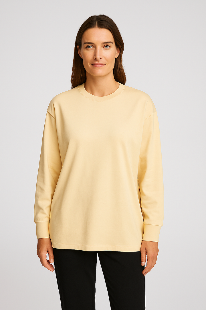 Womens T-Shirt – Jersey Look, Loose & Comfortable
