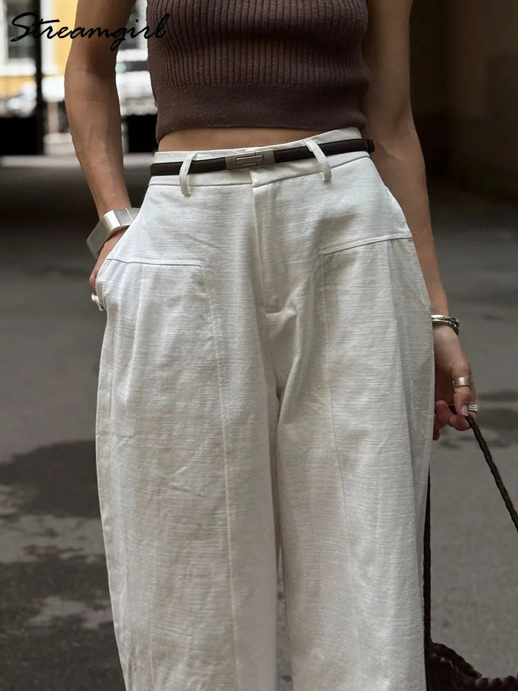ELARIA | HIGH-WAIST WIDE-LEG TROUSERS