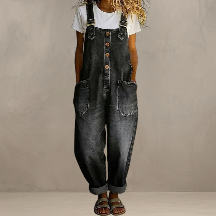 MIRELLA | RETRO DENIM DUNGAREES