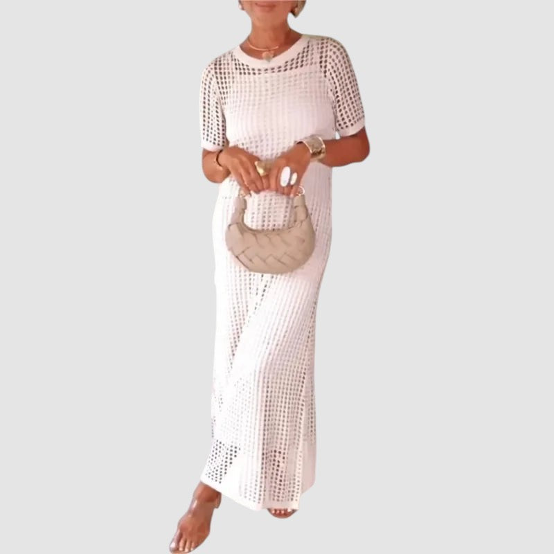 AUDREY | CROCHET MIDI DRESS SET
