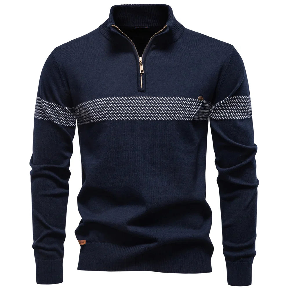 SEAN | HERITAGE STRIPE COTTON SWEATER