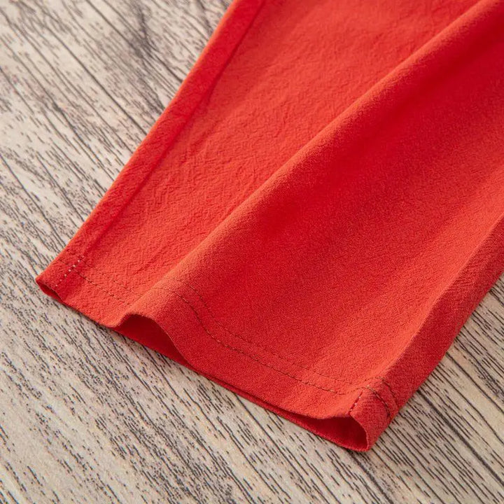VALIRA | COTTON LINEN HAREM TROUSERS
