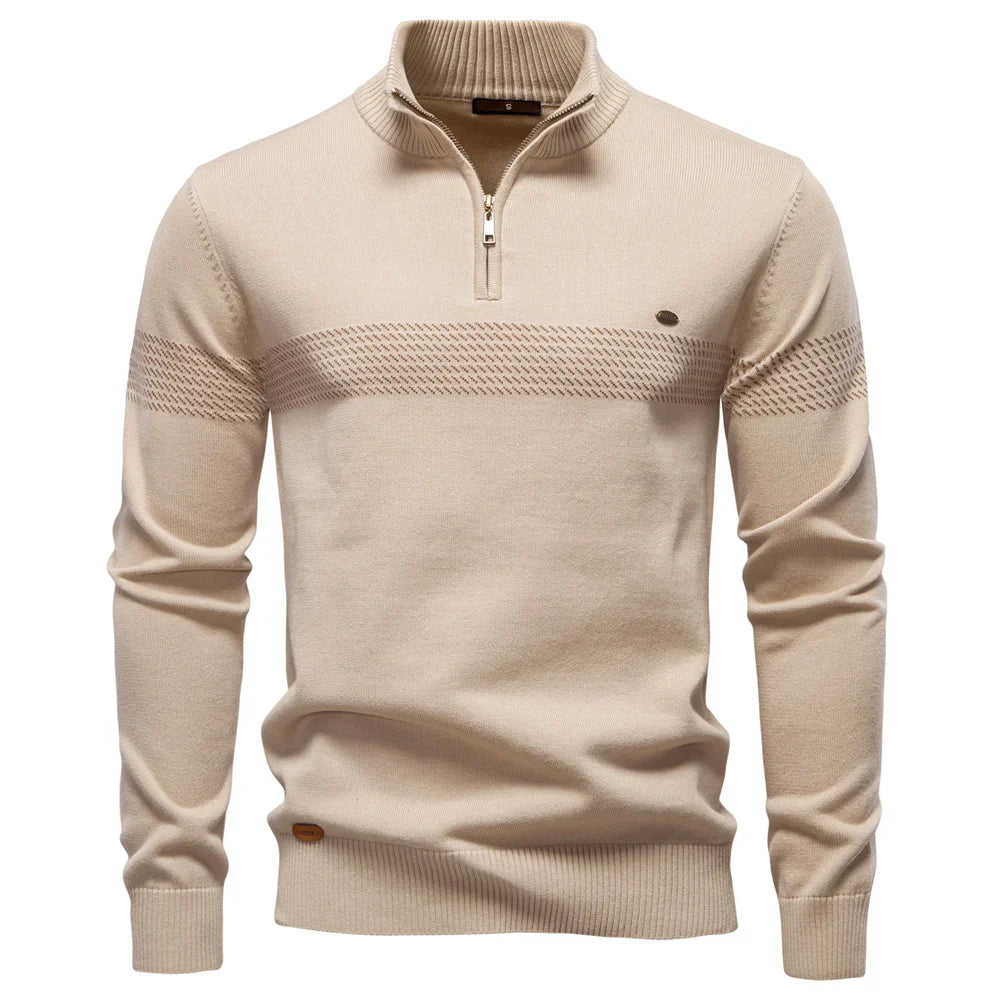 SEAN | HERITAGE STRIPE COTTON SWEATER