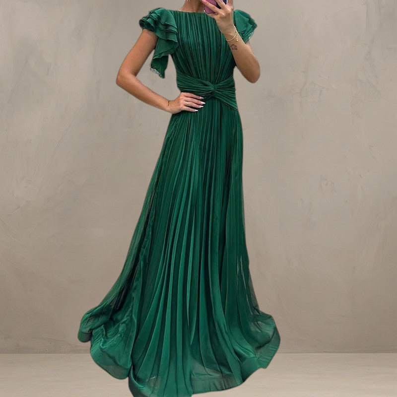 ABIGAIL | PLEATED EVENING DRESS
