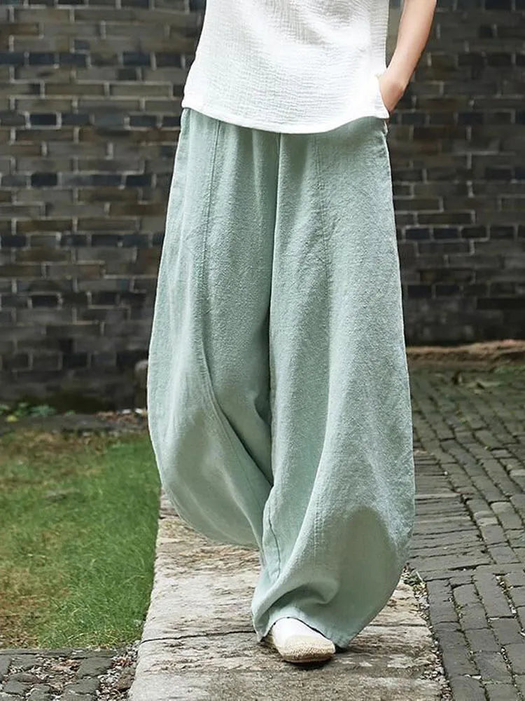 CELENA | VINTAGE WIDE-LEG TROUSERS