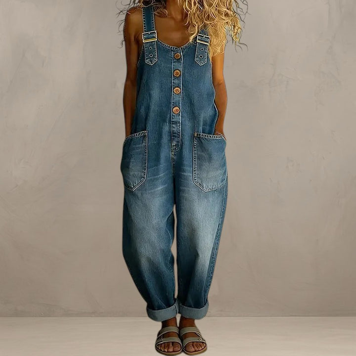 MIRELLA | RETRO DENIM DUNGAREES